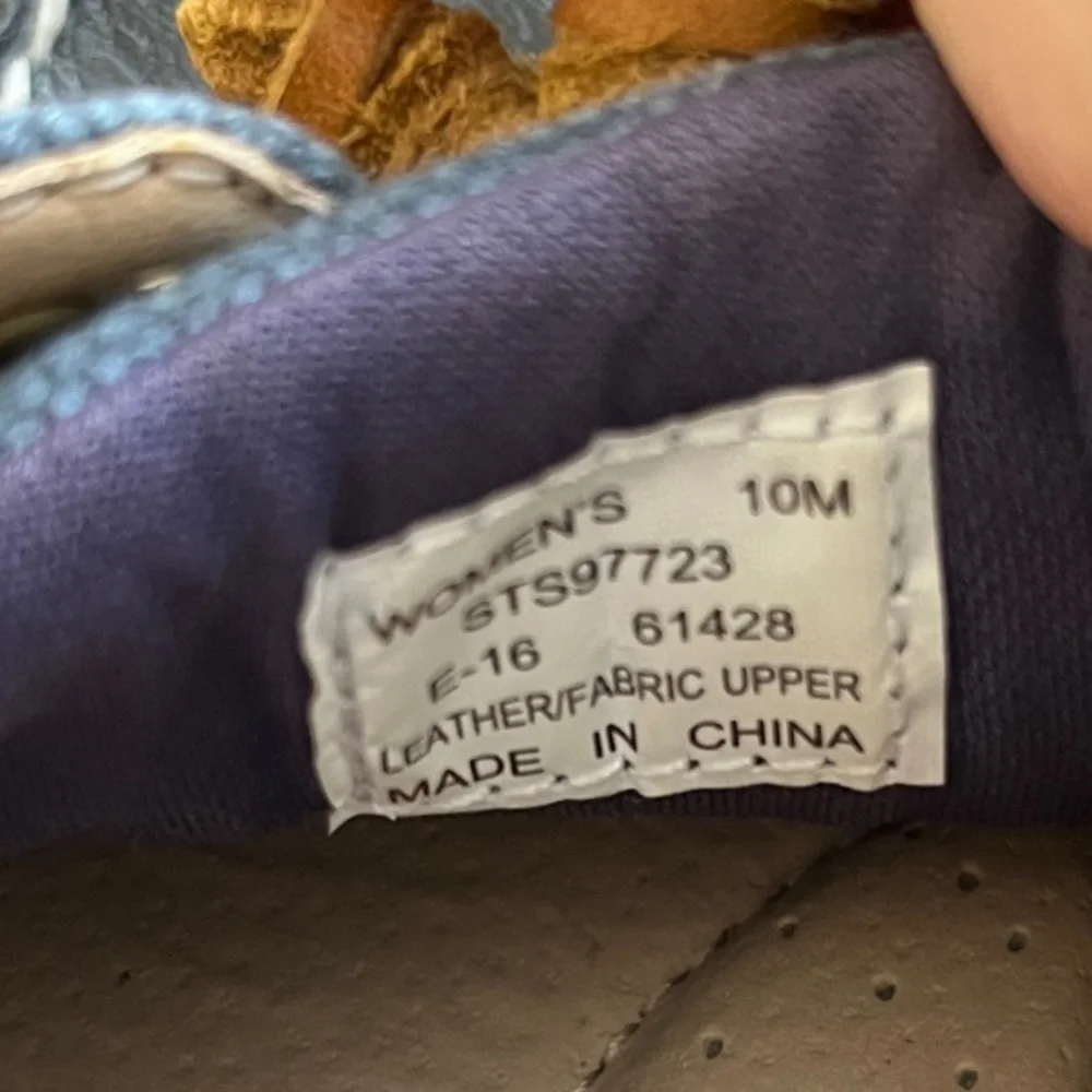 Sperry Women's Songfish Waxy‎ Canvas Boat Shoes Size 10
